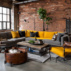 Industrial Living Room