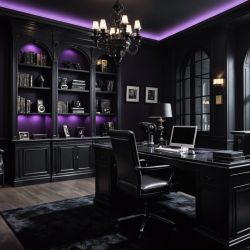 Gothic Noir Home Office