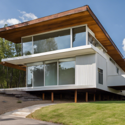 Mid-Century Modern House Exterior