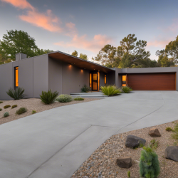 Mid-Century Modern House Exterior