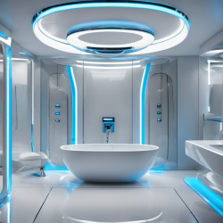 Futuristic Stellar Bathroom