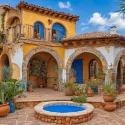 Mediterranean House Exterior