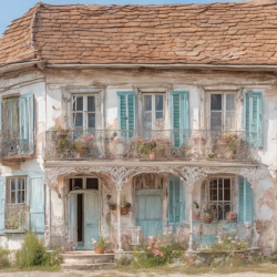 Shabby Chic House Exterior