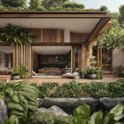 Biophilic House Exterior