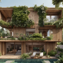 Biophilic House Exterior