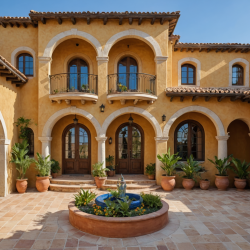 Mediterranean House Exterior