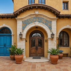 Mediterranean House Exterior