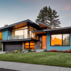 Mid-Century Modern House Exterior