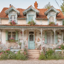 Shabby Chic House Exterior