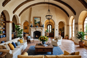 Mediterranean Living Room