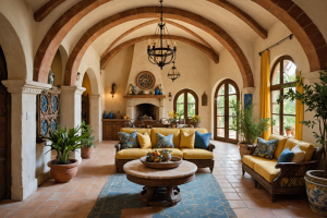 Mediterranean Living Room