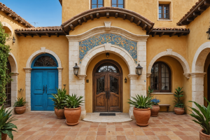 Mediterranean House Exterior