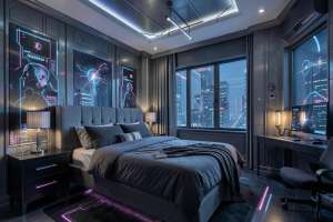 Cyberpunk Bedroom