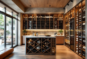 Mid-Century Modern Wine Cellar