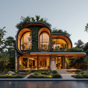 Biophilic House Exterior