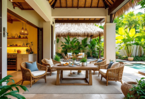 Tropical Outdoor Patio