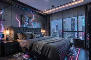 Cyberpunk Bedroom
