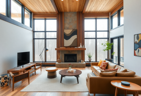 Mid-Century Modern Living Room