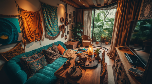 New Bohemian Living Room