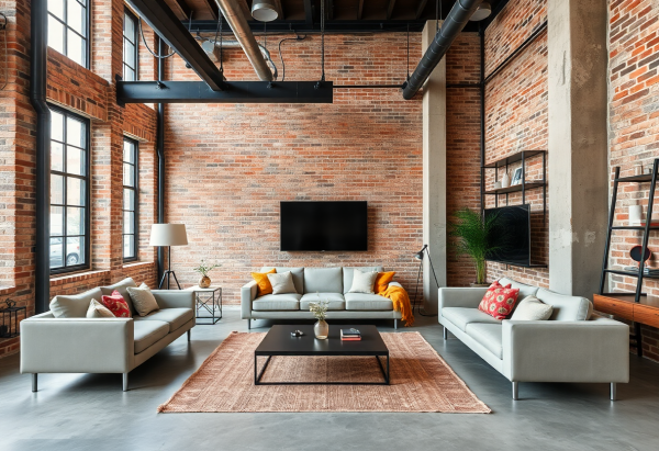 Industrial Living Room