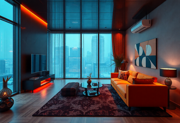 Cyberpunk Living Room