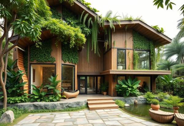 Biophilic House Exterior