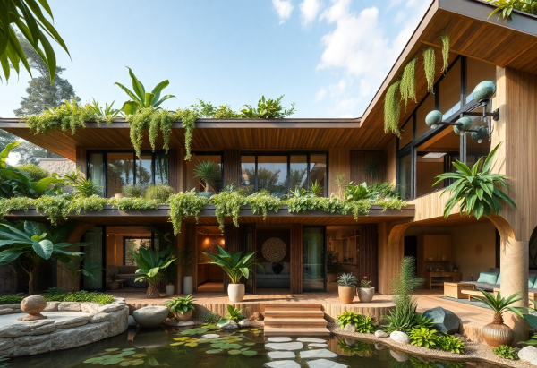 Biophilic House Exterior