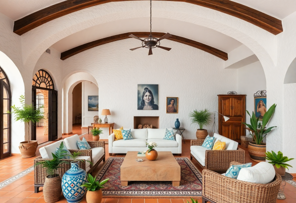 Old Mediterranean Living Room