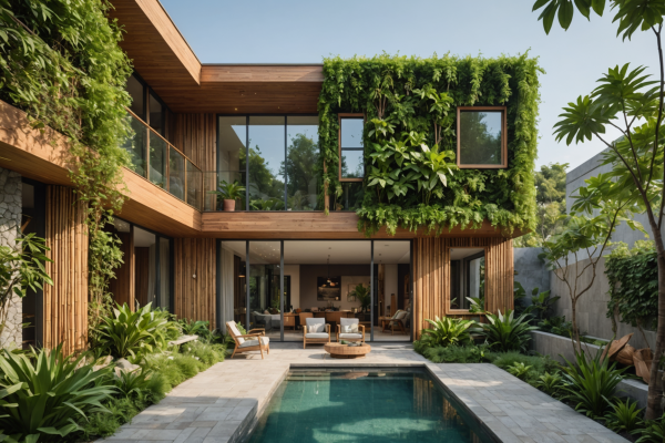 Biophilic House Exterior