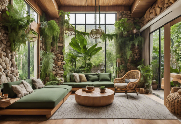 Biophilic Living Room