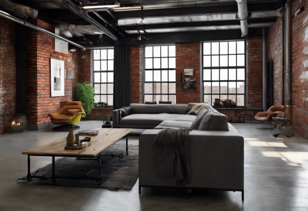 Industrial Living Room