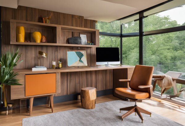 Mid-Century Modern Home Office