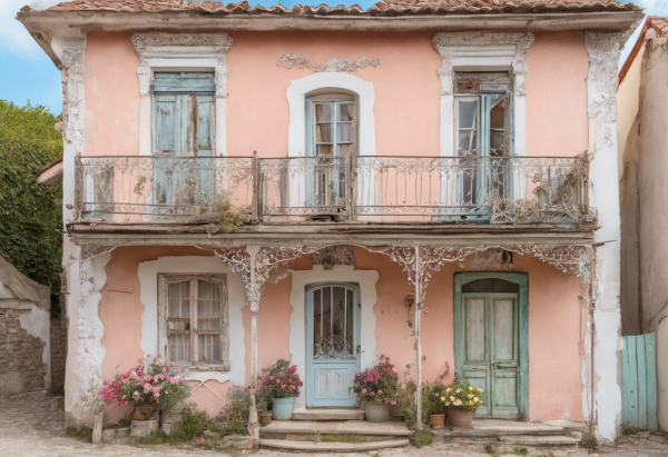 Shabby Chic House Exterior