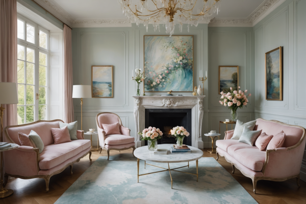 Claude Monet Living Room