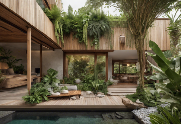 Biophilic House Exterior