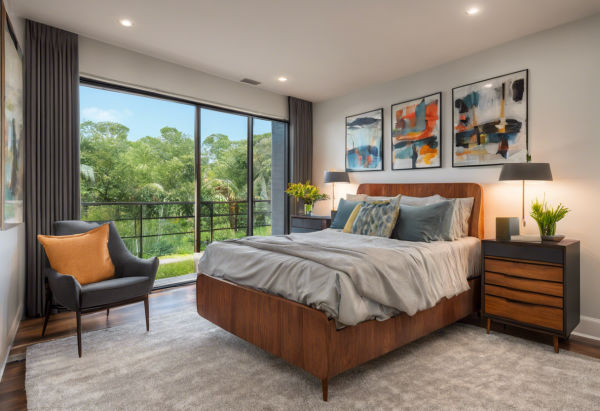 Mid-Century Modern Bedroom