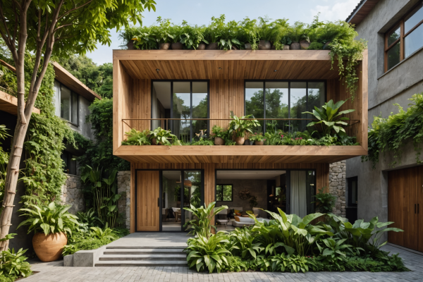 Biophilic House Exterior