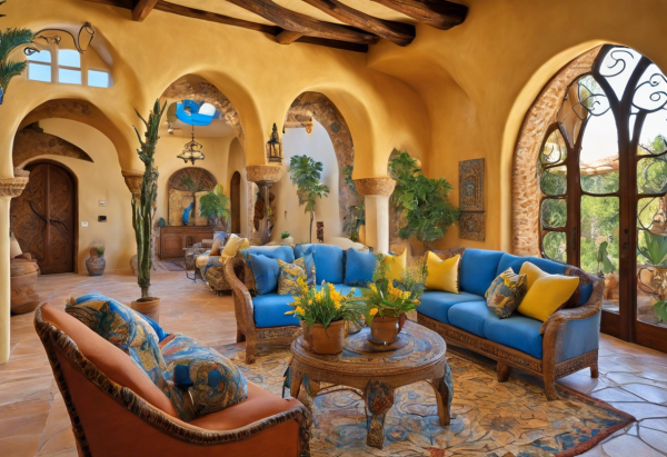 Mediterranean Living Room