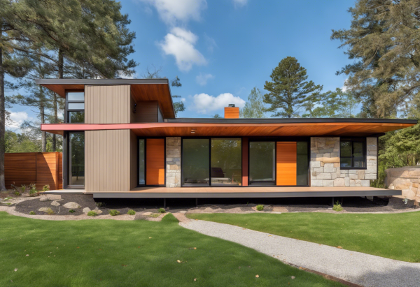 Mid-Century Modern House Exterior