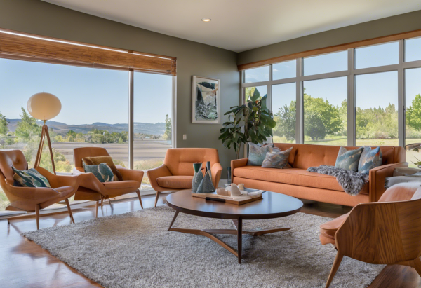 Mid-Century Modern Living Room