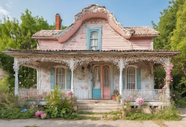 Shabby Chic House Exterior