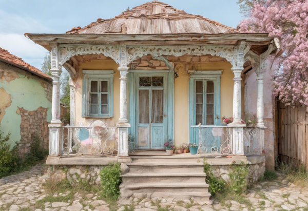 Shabby Chic House Exterior