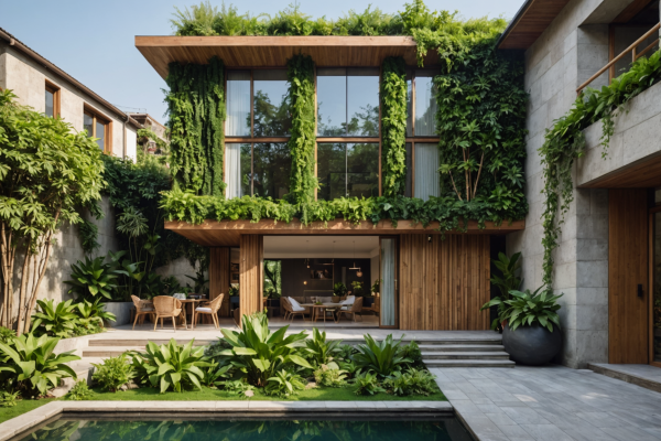 Biophilic House Exterior