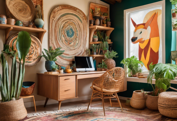 Bohemian Home Office