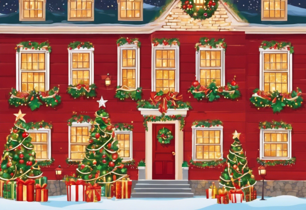 Christmas House Exterior