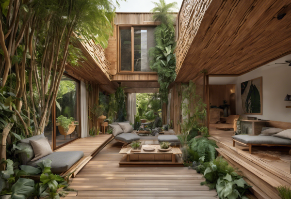 Biophilic House Exterior