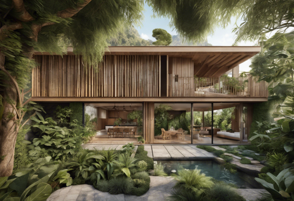 Biophilic House Exterior