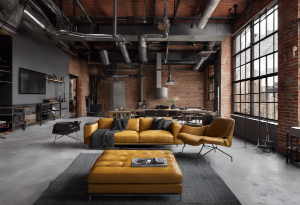 Industrial Living Room