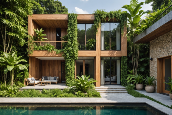 Biophilic House Exterior