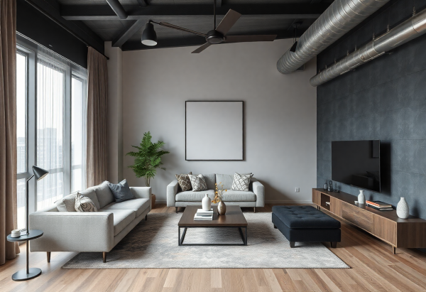 Industrial Living Room